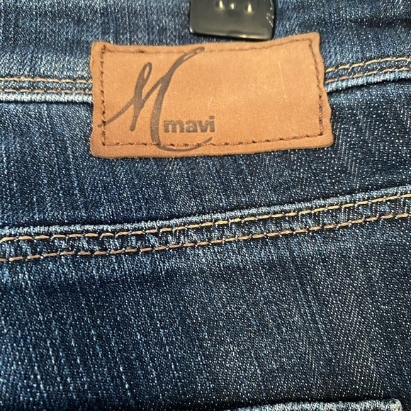 Mavi Molly Mid-Rise Classic Bootcut Denim Jeans Size 28 / 30, Dark Wash - Picture 4 of 11